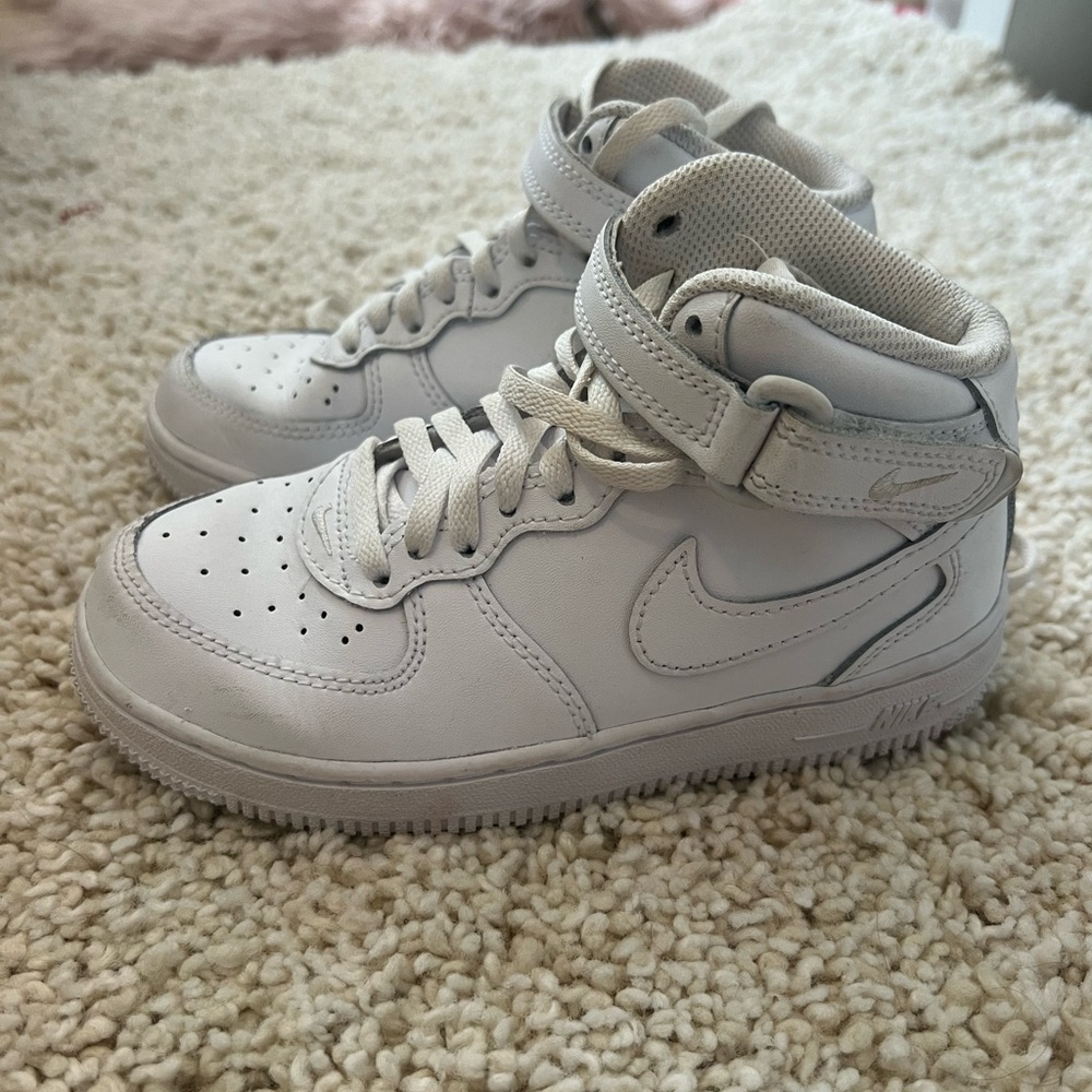 Nike Kids' White High-Top Sneakers